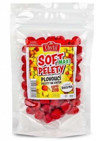 Chytil plávajúce soft pelety maxi 50 g - slivka