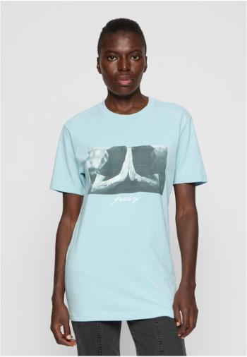 Mr. Tee Ladies Pray Tee oceanblue - L