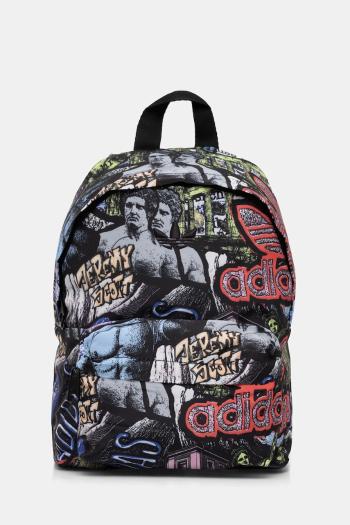 Ruksak adidas Originals Pride x Jeremy Scott čierna farba, malý, vzorovaná, JX3210