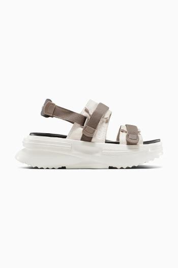 Sandále Converse Run Star Utility Sandal CX béžová farba, na platforme, A15096C