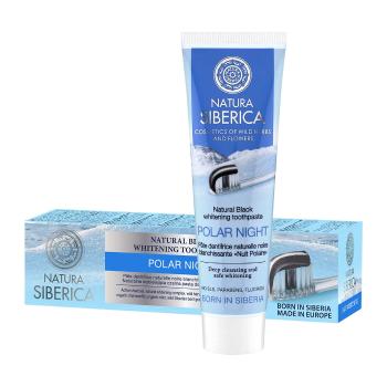 Natura Siberica Prírodná bieliaca zubná pasta Polar Night (Natural Black Whitening Toothpaste) 100 g