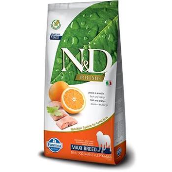 N&D grain free dog adult maxi fish & orange 12 kg (8010276036490)