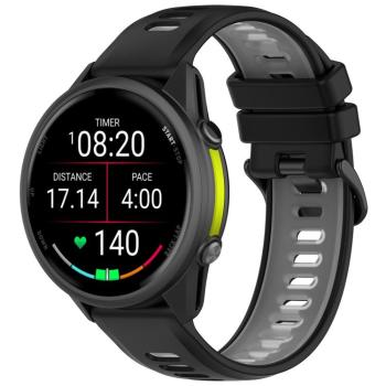 SPORTY Vymeniteľný silikónový remienok Garmin Forerunner 970 čierno-šedý