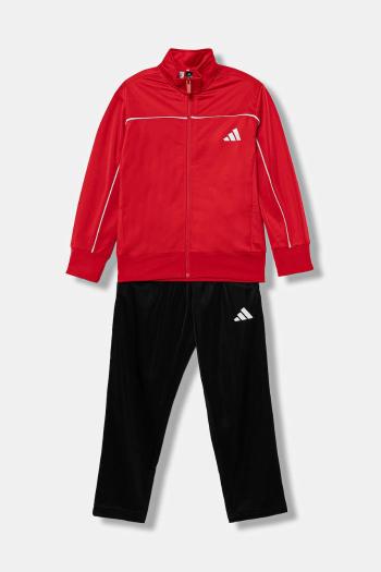Detská tepláková súprava adidas červená farba, JX0205