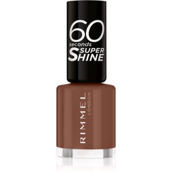 Rimmel 60 Seconds Super Shine lak na nechty odtieň 140 Chocolate Eclipse 8 ml