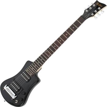 Höfner Shorty Deluxe Black Elektrická gitara