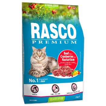 Rasco Premium Cat Sterilized, Beef Cranberries, Nasturtium 2kg