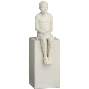 Kameninová soška THE DREAMER Kähler 21,5 cm bílá