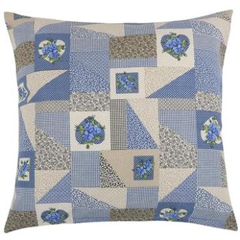 Bellatex EMA – 45 × 45 cm – patchwork modrý (7417)