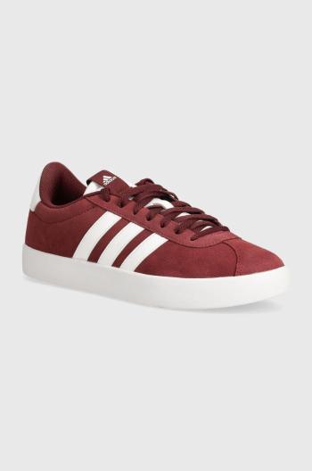 Semišové tenisky adidas Vl Court bordová farba, IF4457
