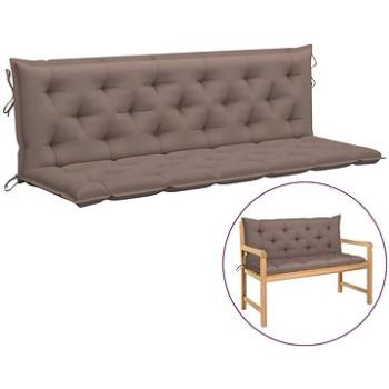Poduška pre závesné hojdacie kreslo, taupe, 180 cm, textil (315036)