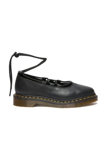 Kožené balerínky Dr. Martens Elphie II čierna farba, DM40683001