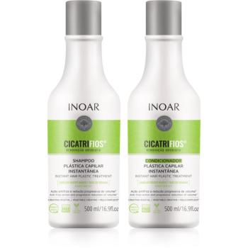 INOAR CicatriFios sada pre poškodené a krehké vlasy 2x500 ml