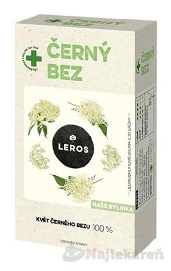 LEROS BAZA ČIERNA bylinný čaj, nálevové vrecúška 20x1g (20g)