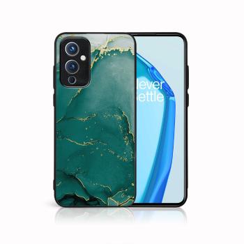 MY ART Ochranný obal OnePlus 9 -GREEN MARBLE (145)