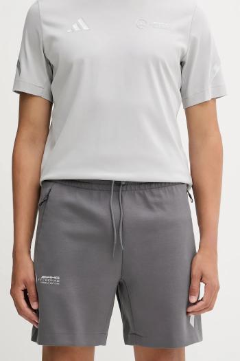 Šortky adidas x Mercedes šedá farba, JW3479