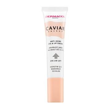 Dermacol Caviar Energy Anti-Aging Eye & Lip Cream liftingový spevňujúci krém obnovujúci hustotu pleti v okolí očí a pier 15 ml