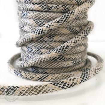 Semišová šnúra Snake cream