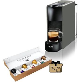 NESPRESSO Krups Essenza Mini Intense Grey XN110B + ZDARMA Voucher Poukaz na kávu Nespresso v hodnote 20 €