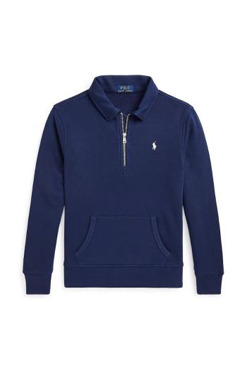Detská mikina Polo Ralph Lauren tmavomodrá farba, jednofarebná, 323958157002