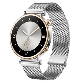 MILANESE Kovový remienok pre Huawei Watch GT 5 41mm strieborný