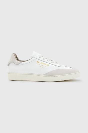 Kožené tenisky AllSaints Thelma Sneaker dámske, biela farba, W111FB
