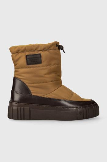 Snehule Gant Snowmont hnedá farba, 27547369.G417