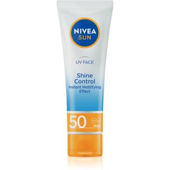 NIVEA SUN UV FACE lehký zmatňující pleťový krém na opalování SPF 50 50 ml