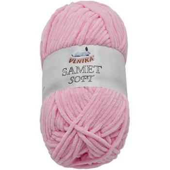 Bellatex s. r. o. Priadza Samet Soft 100 g – 234 svetlo ružová (9214)