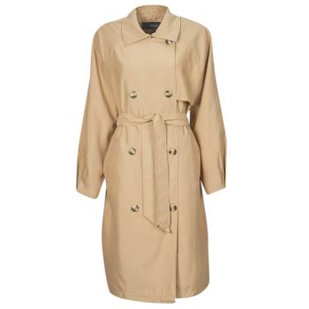 Vero Moda  VMDOREEN  Kabátiky Trenchcoat Béžová