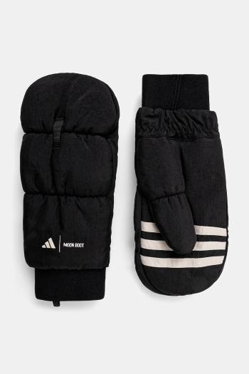 Rukavice adidas x Moon Boot dámske, čierna farba, JE1947