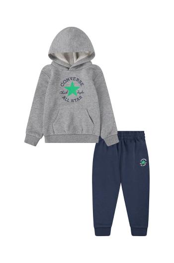 Tepláková súprava pre bábätká Converse šedá farba, 6CG201