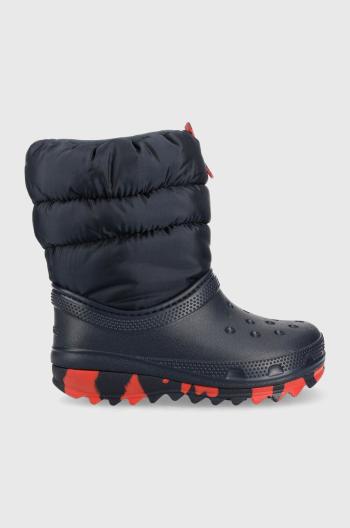 Detské snehule Crocs tmavomodrá farba