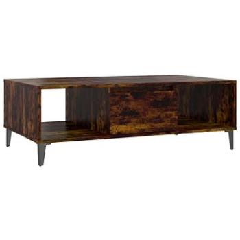 SHUMEE Konferenčný stolík dymový dub 103,5 × 60 × 35 cm drevotrieska, 813179