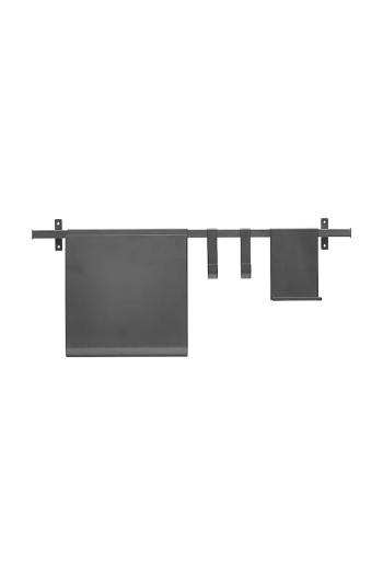 Vešiak s policami House Doctor HDVirar, 35 x 80 cm čierna farba