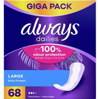 ALWAYS Dailies Extra Protect Large Intímky 68 ks (4015400564454)