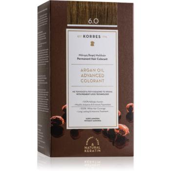 Korres Argan Oil permanentná farba na vlasy s arganovým olejom odtieň 6.0 Dark Blonde 50 ml