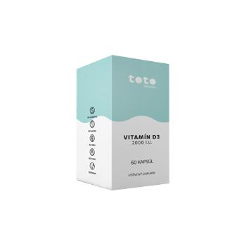 TOTO VITAMIN D3 2000 I.U. CPS 60