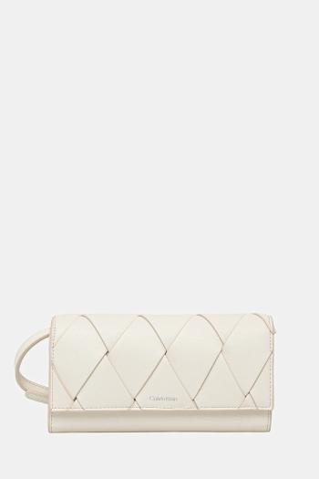 Listová kabelka Calvin Klein béžová farba, K60K612970