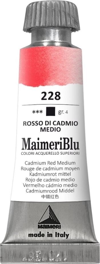 Maimeri Blu Akvarelová farba Cadmium Red Medium 228 12 ml 1 ks