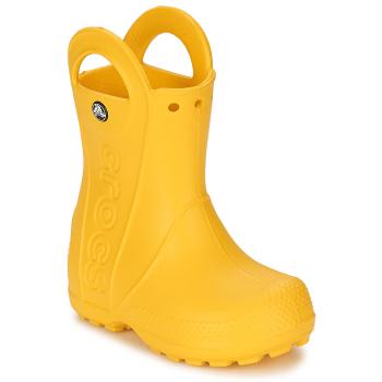 Crocs  HANDLE IT RAIN BOOT KIDS  Čižmy do dažďa Žltá