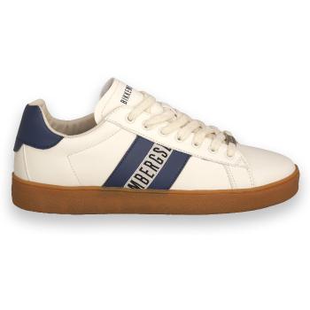 Bikkembergs  OFF WHITE LEATHER  Módne tenisky Biela