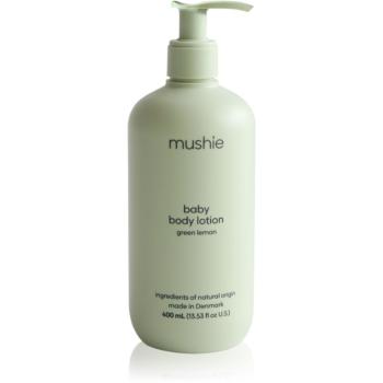 Mushie Organic Baby telové mlieko pre deti Green Lemon 400 ml