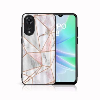 MY ART Ochranný kryt pre Oppo A78 PINK MARBLE (143)