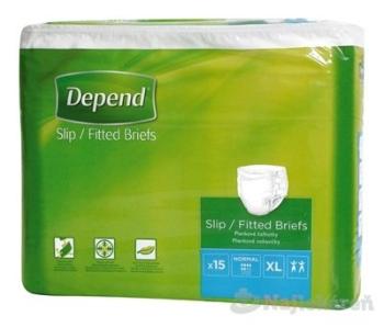 DEPEND Slip NORMAL XL priedušné plienkové nohavičky 15ks