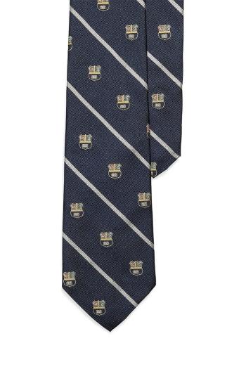 Hodvábna kravata Polo Ralph Lauren tmavomodrá farba, 712971842