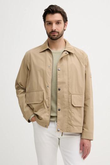 Bunda Tommy Hilfiger zelená farba, prechodná, MW0MW39638