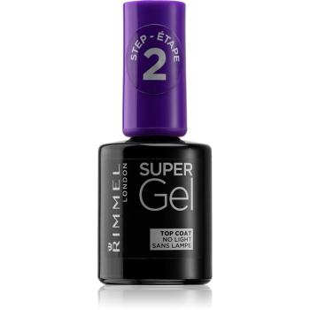 Rimmel Super Gel Step 2 vrchný ochranný lak na nechty s leskom 12 ml