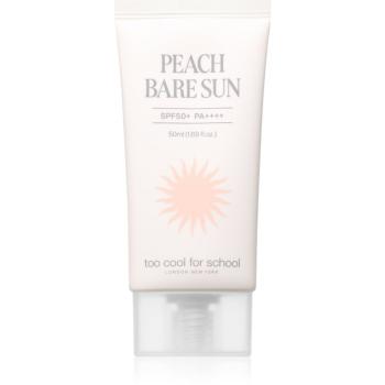Too Cool For School Peach Bare Sun opaľovací krém na tvár SPF 50+ 50 ml