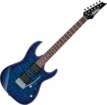 Ibanez GRX70QA-TBB Transparent Blue Burst Elektrická gitara